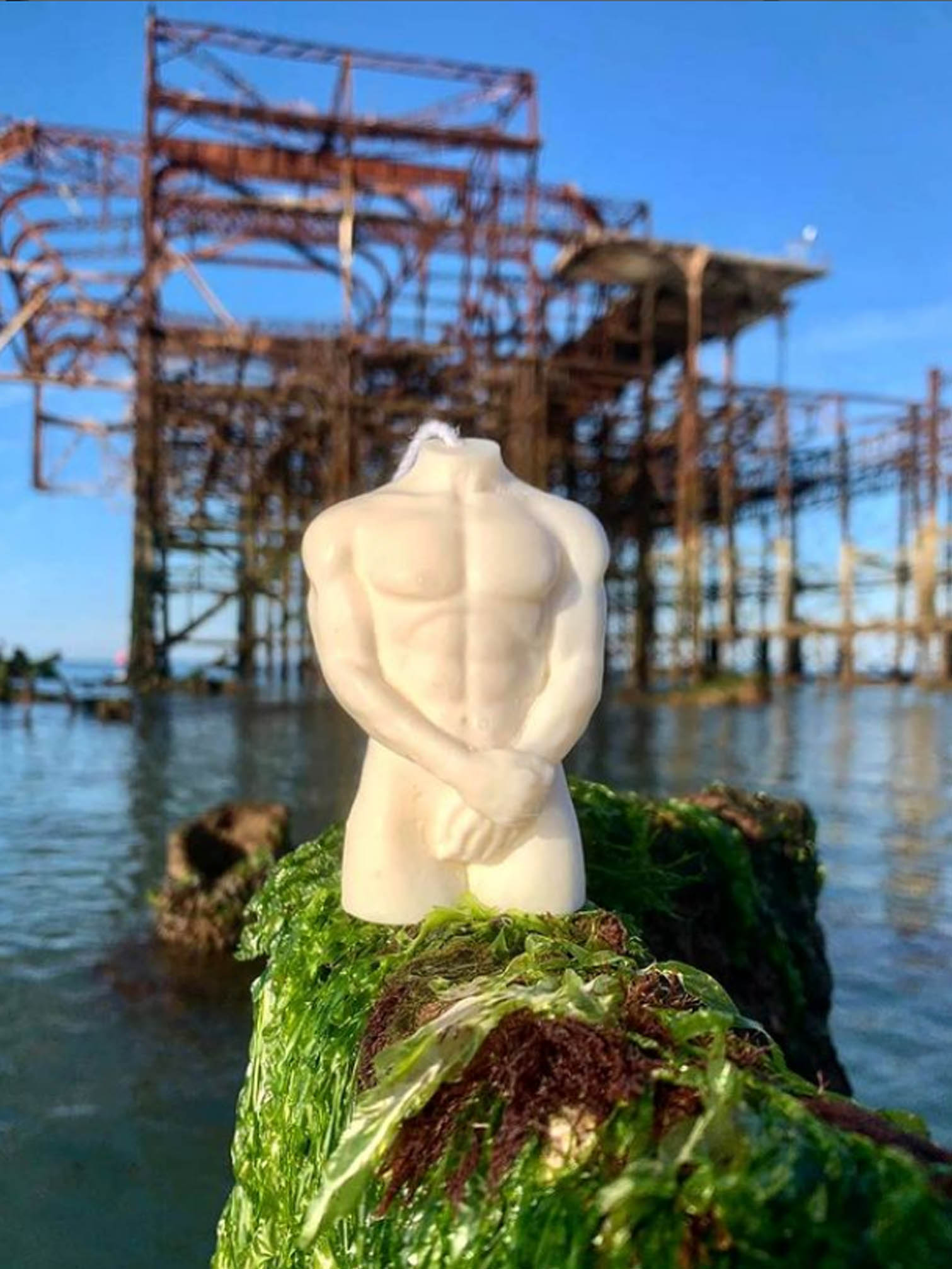 Man body candle